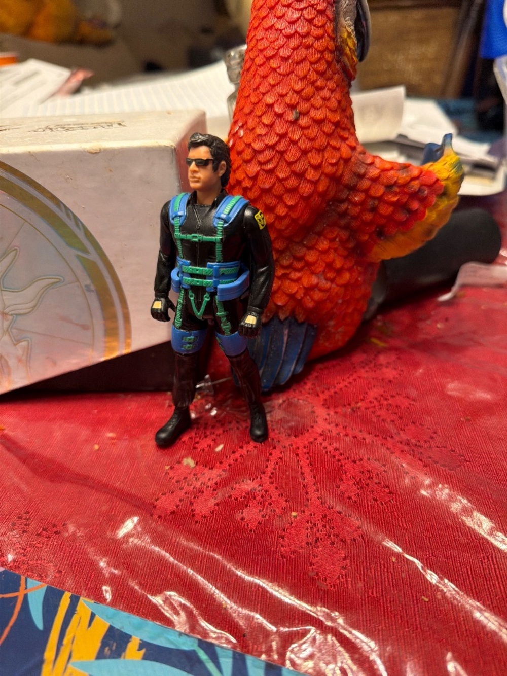 Jurassic Park The Lost World Glider Figure Exclusive Ian Malcolm Jeff Goldblum